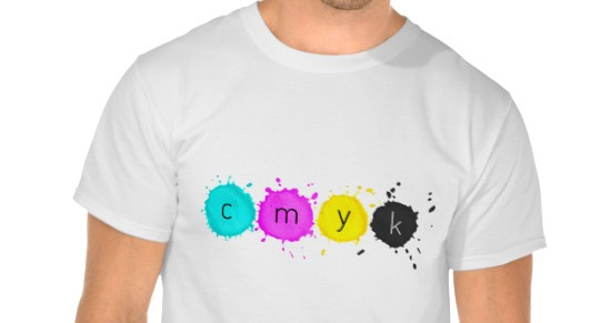 CMYK t-shirt for (offline) print designers