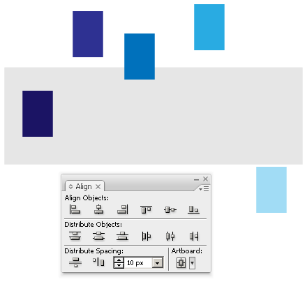 Illustrator - relative alignment